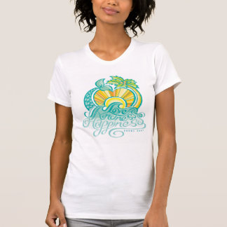 T-shirt Surf de gnome : Amour + Gentillesse + Bonheur