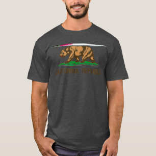 T-shirt Surf de l'ours drapeau de la République de Califor