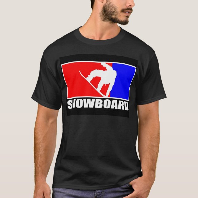T-shirt surf des neiges (Devant)