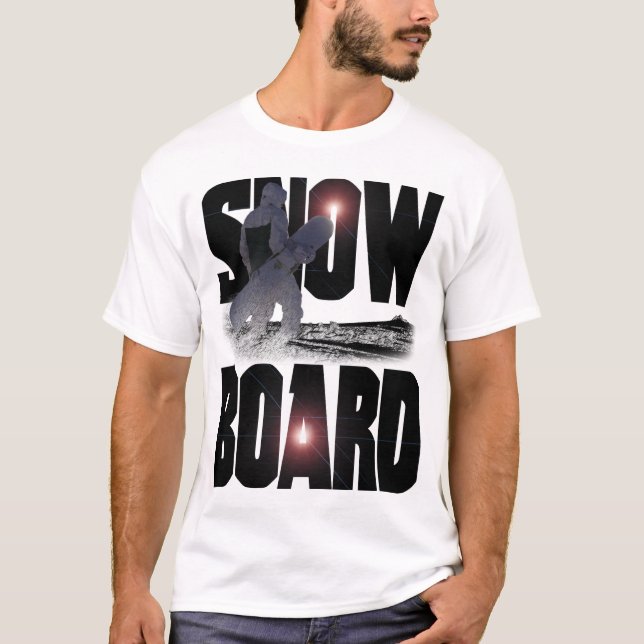 T-shirt Surf des neiges (Devant)