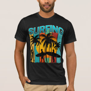 T-shirt surf d'été surf vacances