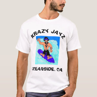 T-SHIRT SURF EN BORD DE MER