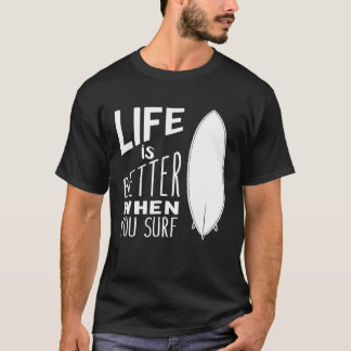 T-shirt Surf graphique T Chemise pour surfeurs