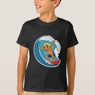 T-shirt Surf les vagues - Voyagez dans le style