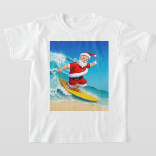 T-shirt Surf Père Noël