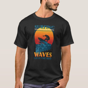 T-shirt Surf Retro Surfboarder Surfer Vintage