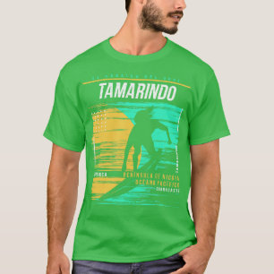 T-shirt Surf rétro Tamarindo Costa Rica Surfer Vintage