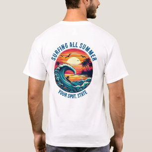 T-shirt Surf Tout L'Été