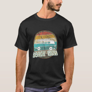 T-shirt Surf Van Beach Bum Retro Surf des années 80