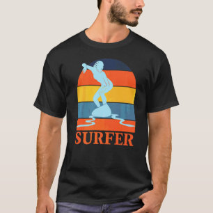 T-shirt Surf vintage Pour Hommes Garçons Surf & Surfboard