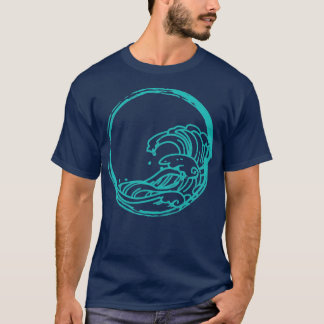 T-shirt Surf Vintage Wave Surfer
