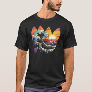 T-shirt Surf Waves Surfboards