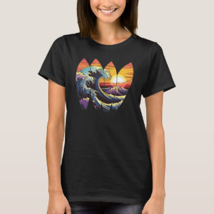 T-shirt Surf Waves Surfboards