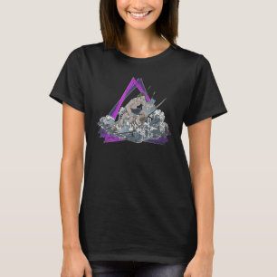 T-shirt Surfboard 90s Vaporwave Waves Surfing Synthwave Su