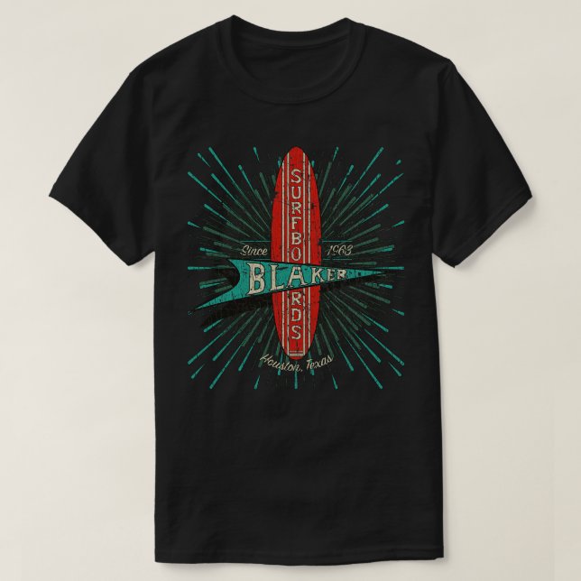 T-shirt Surfboards Blaker 1963 (Design devant)