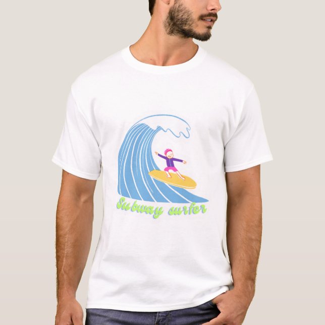 T-shirt surfer (Devant)