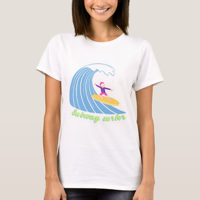 T-shirt surfer (Devant)
