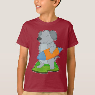 T-shirt Surfer de chien