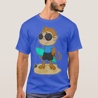 T-shirt Surfer de singe