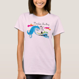 T-shirt Surfer de tandem génial