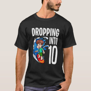 T-shirt Surfer Dépose Dans 10 Surfboarder Boy Surfing Bi