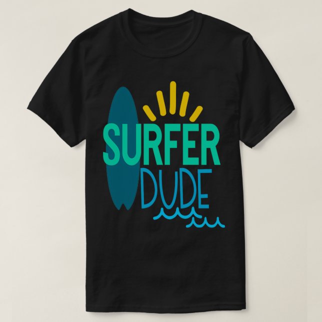 T-shirt Surfer Dude (Design devant)
