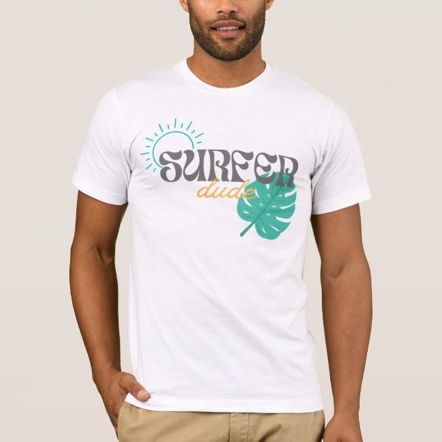 T-shirt Surfer Dude - Chemise Homme (Devant)