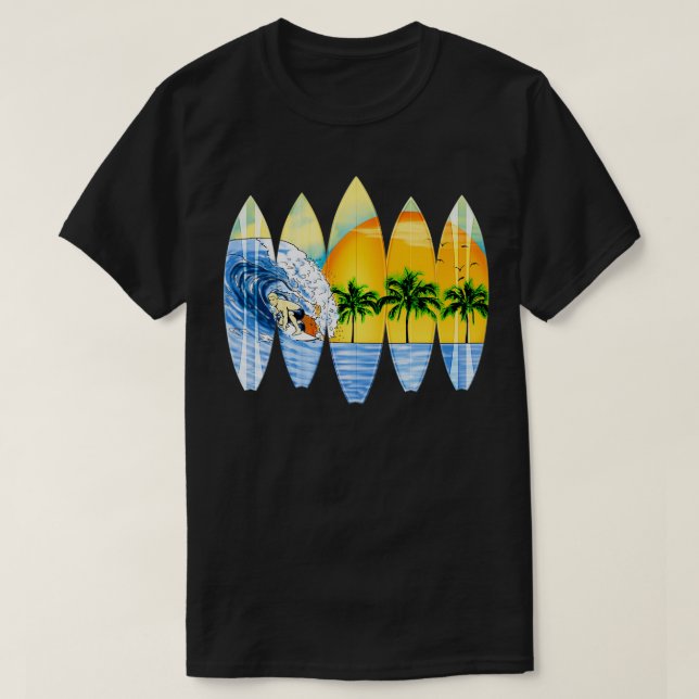 T-shirt Surfer Et Surf (Design devant)