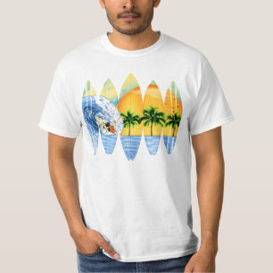 T-shirt Surfer Et Surf