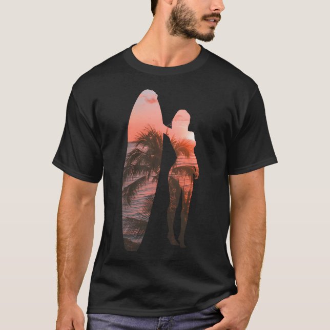 T-shirt Surfer Girl (Devant)