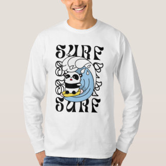 T-shirt Surfer Panda