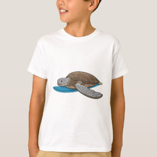 T-shirt Surfer sur tortue