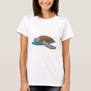 T-shirt Surfer sur tortue