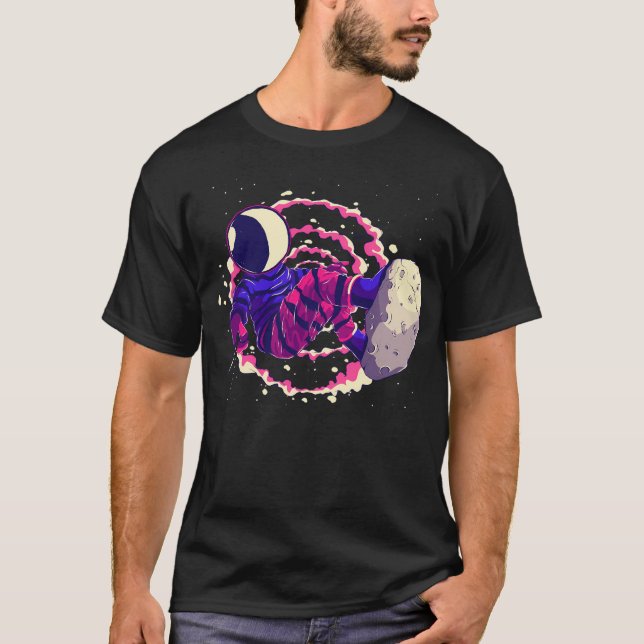 T-shirt Surfeur d'Astro-Spiral Galactique (Devant)