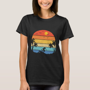 T-shirt Surfeur Vintage Surf Rétro Plage Surf _1