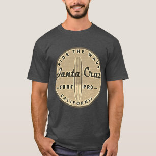T-shirt Surfeurs Père Noël Cruz Vintage Retro déçus