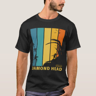 T-shirt Surfing Beach Diamond Head Honolulu Hawaii