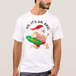 T-shirt Surfing Santa Claus Vintage maillot de bain C'est 