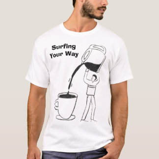 T-shirt Surfing Your Way to Great Espresso MoriningT-Shirt
