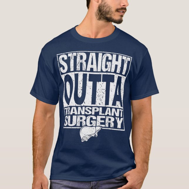 T-shirt Surgiture de greffe d'organes du foie DROIT (Devant)