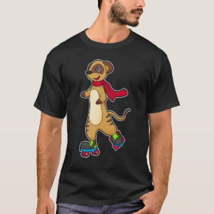 T-shirt Suricate Patinage en ligne Patins à roulettes Spor