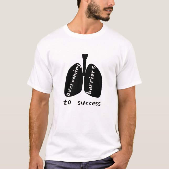 T-shirt surmonter les obstacles au succès 2025 (Devant)