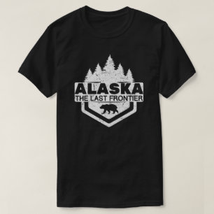T-shirt Surnom de l'Alaska "La Dernière Frontière"