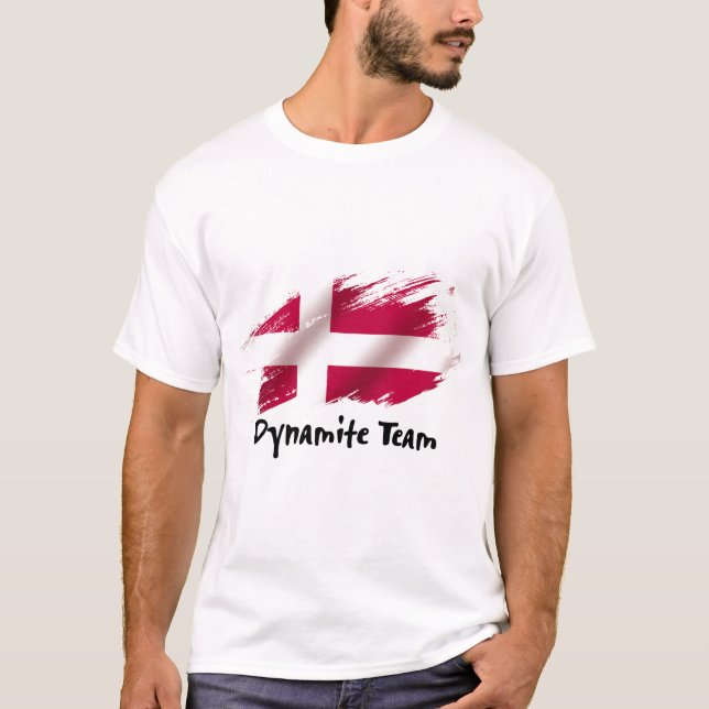 T-shirt surnom de l'équipe nationale du Danemark (Devant)