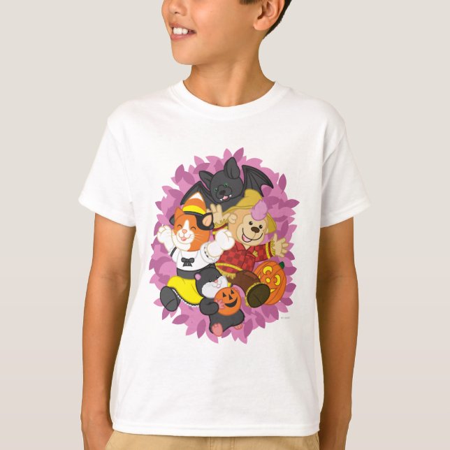 T-shirt Surprise d'animaux familiers de Webkinz Halloween (Devant)