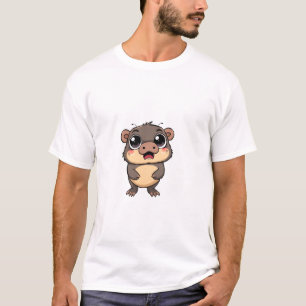 T-shirt Surprise face Platypus avec bulle