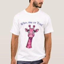 Surprised Pink Giraffe