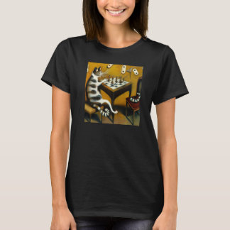 T-shirt Surrealist Dream like Oil Painting Of Cut Playing