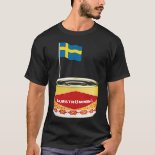 T-shirt Surstromming, nourriture suédoise, Suède, poisson