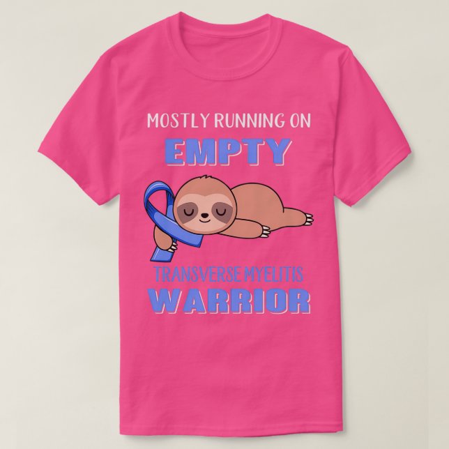 T-shirt Surtout Courir Sur Des Myélites Transverses Vide G (Design devant)